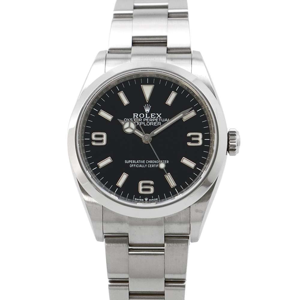 ROLEX Explorer I W36mm Stainless Steel Black Dial124270