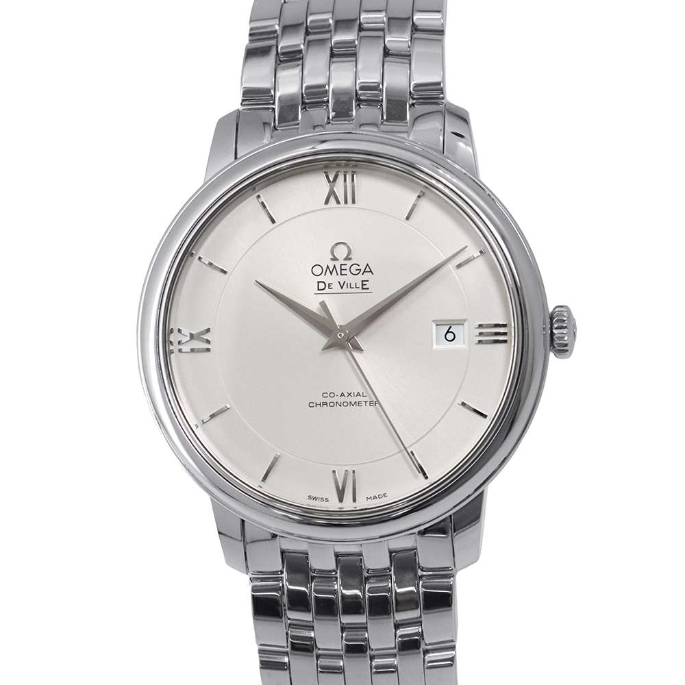 OMEGA De Ville Prestige W39.5mm Stainless Steel Silver Dial 424.10.40.20.02.003