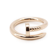 将图像加载到图库查看器中，CARTIER Juste Un Clou Ring Size 52/#12 B4092500 18K Pink Gold
