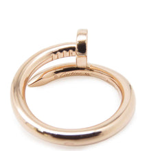 将图像加载到图库查看器中，CARTIER Juste Un Clou Ring Size 52/#12 B4092500 18K Pink Gold
