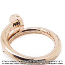 将图像加载到图库查看器中，CARTIER Juste Un Clou Ring Size 52/#12 B4092500 18K Pink Gold
