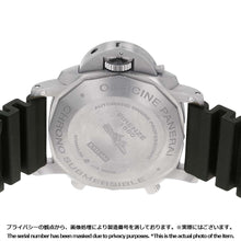 Load image into Gallery viewer, PANERAI Submersible 1950 3 Days Flyback Chrono W47mm TI Rubber Black Dial PAM00615
