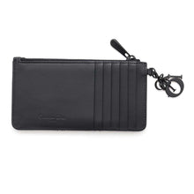 将图像加载到图库查看器中，Dior Lady Dior Cannage Small Zip Card Holder Black S04780NMJ Lambskin
