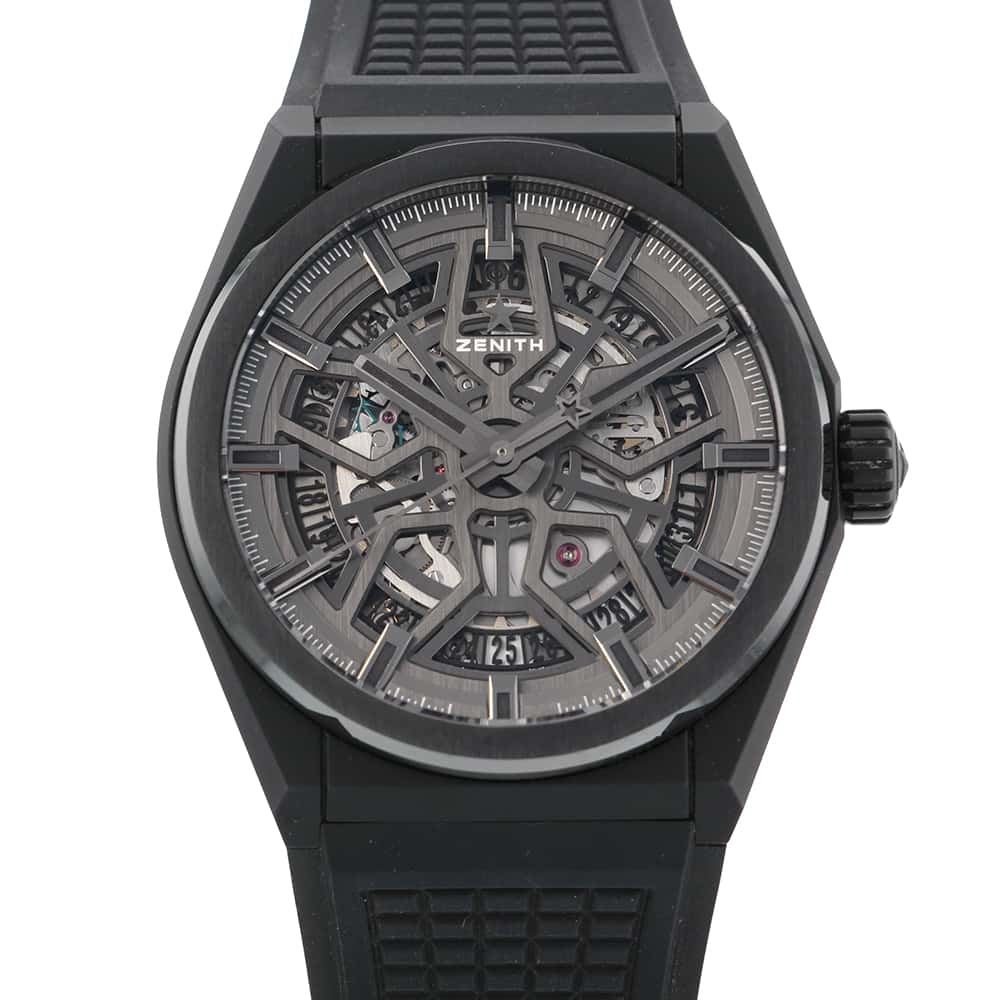 ZENITH Defy Classic W41mm Ceramic Rubber skeleton Dial 49.9000.670/77.R782