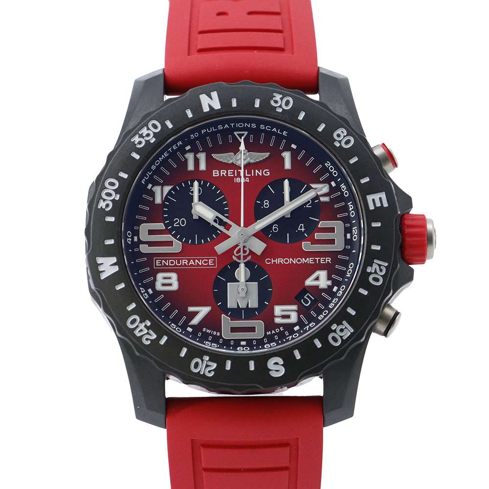 BREITLING Endurance Pro 44 Ironman W44mm Bright Light Rubber Red/Black Dial X823109A1K1S1