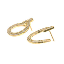 将图像加载到图库查看器中，TIFFANY&amp;Co. T One Open Hoop Earrings 68408083 18K Yellow Gold
