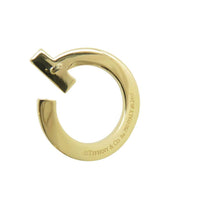 将图像加载到图库查看器中，TIFFANY&amp;Co. T One Open Hoop Earrings 68408083 18K Yellow Gold
