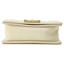 Load image into Gallery viewer, CHANEL Boy Chanel ChainShoulder Bag Ivory A67085 Caviar Leather Size 20
