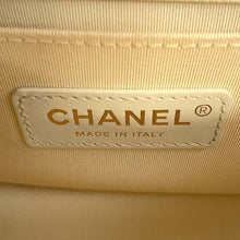 Load image into Gallery viewer, CHANEL Boy Chanel ChainShoulder Bag Ivory A67085 Caviar Leather Size 20
