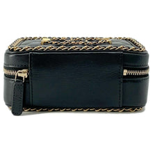 Load image into Gallery viewer, CHANEL CCFiligree Mini ChainShoulder Black A84452 Lambskin
