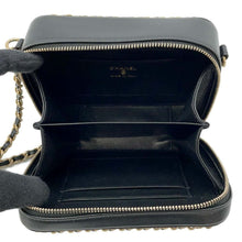 Load image into Gallery viewer, CHANEL CCFiligree Mini ChainShoulder Black A84452 Lambskin
