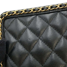 Load image into Gallery viewer, CHANEL CCFiligree Mini ChainShoulder Black A84452 Lambskin
