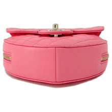 Load image into Gallery viewer, CHANEL Heart Shape ChainShoulder Bag Pink AS3191 Lambskin
