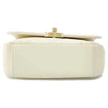 Load image into Gallery viewer, CHANEL Matelasse Coin Motif ChainShoulder Bag White AS2222 Lambskin
