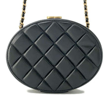 Load image into Gallery viewer, CHANEL Chain vanity bag Black Lambskin
