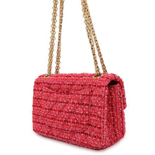 Load image into Gallery viewer, CHANEL 2.55 ChainShoulder Bag Red AS0874 Tweed Size Mini
