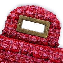 Load image into Gallery viewer, CHANEL 2.55 ChainShoulder Bag Red AS0874 Tweed Size Mini
