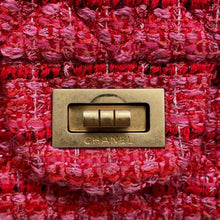 Load image into Gallery viewer, CHANEL 2.55 ChainShoulder Bag Red AS0874 Tweed Size Mini
