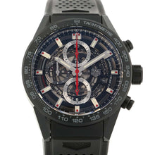 Load image into Gallery viewer, TAG HEUER Carrera Heuer 01 Chronograph W43mm Ceramic Rubber Black Dial CAR2090.FT6088
