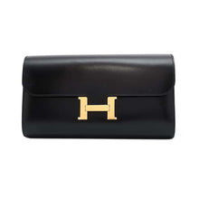 将图像加载到图库查看器中，HERMES Constance to Go Black Box Calf Leather
