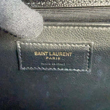 将图像加载到图库查看器中，SAINT LAURENT PARIS Envelope ChainShoulder Bag Black 600185 Calf Leather Size Medium
