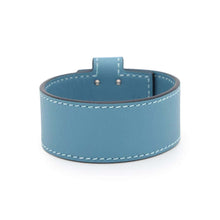 Load image into Gallery viewer, HERMES Kelly Twist Bracelet Size T2 New Blue Jean Swift Leather
