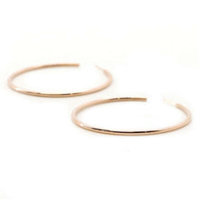 将图像加载到图库查看器中，TIFFANY&amp;Co. Hoop Earrings 18K Pink Gold
