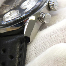 Load image into Gallery viewer, TAG HEUER Carrera Chronograph W39mm Stainless Steel Leather Black Dial CBS2210.FC6534
