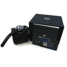 Load image into Gallery viewer, TAG HEUER Carrera Chronograph W39mm Stainless Steel Leather Black Dial CBS2210.FC6534
