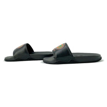 将图像加载到图库查看器中，GUCCI GOOD GAME Men&#39;s Slide Sandals Black722427 Leather Rubber Size 9
