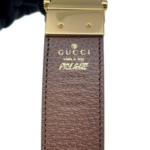 将图像加载到图库查看器中，GUCCI GUCCI x Palace GG Supreme Belt Size 85・34 Green/Brown/Multicolor 723154 Leather GG SupremeCanvas
