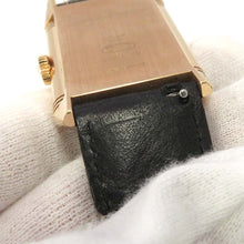 Load image into Gallery viewer, JAEGER-LE COULTRE Reverso Tribute H45.6mm×W27.4mm K18PG Canvas Leather Silver DialQ7132521
