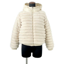 将图像加载到图库查看器中，MONCLER Latife Fur hoodie Down Size 12 Off-whiteH2 954 1A00015 5964D Polyester100%
