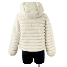 将图像加载到图库查看器中，MONCLER Latife Fur hoodie Down Size 12 Off-whiteH2 954 1A00015 5964D Polyester100%
