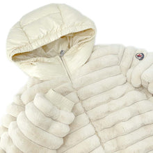 Load image into Gallery viewer, MONCLER Latife Fur hoodie Down Size 12 Off-white H2 954 1A00015 5964D Polyester100%
