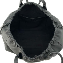 Load image into Gallery viewer, CELINE Cabas Drawstring Cuir Triomphe Tote Bag Black 199973ENY.38NO Calf Leather
