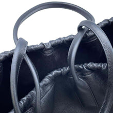 Load image into Gallery viewer, CELINE Cabas Drawstring Cuir Triomphe Tote Bag Black 199973ENY.38NO Calf Leather
