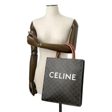 Load image into Gallery viewer, CELINE Vertical hippopotamus Tan 191542 PVC Coated Canvas Leather Size Small
