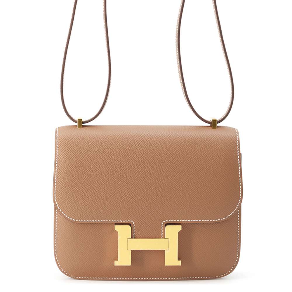 HERMES Constance Miroir Gold Epsom Size Mini