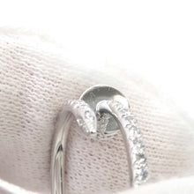 Load image into Gallery viewer, CARTIER Juste Un Clou Ring Small Model Semi-Pavé Size 52/#12 SmallB4231600 18K White Gold
