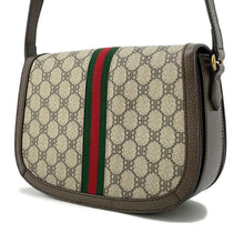 将图像加载到图库查看器中，BALENCIAGA GUCCI Collaboration The Hacker Project Shoulder Bag Beige/Brown 680121 PVC Coated Canvas Leather
