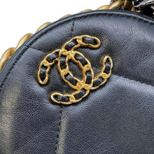 Load image into Gallery viewer, CHANEL 19 Round 2wayShoulder Black AP0945 Lambskin
