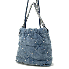 Load image into Gallery viewer, CHANEL 22 ChainShoulder Blue AS3980 Denim Size Mini
