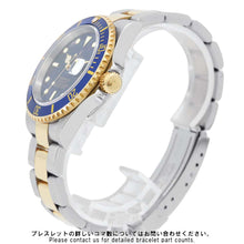 Load image into Gallery viewer, ROLEX Submariner Date W40mm Stainless Steel K18YG Blue Dial 16613
