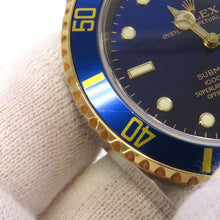 Load image into Gallery viewer, ROLEX Submariner Date W40mm Stainless Steel K18YG Blue Dial 16613
