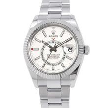 将图像加载到图库查看器中，ROLEX Sky-Dweller W42mm Stainless Steel K18WG White Dial336934
