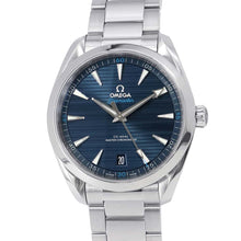 将图像加载到图库查看器中，OMEGA Seamaster Aqua Terra W41mm Stainless Steel Blue Dial 220.10.41.21.03.001
