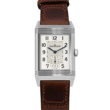 将图像加载到图库查看器中，JAEGER-LE COULTRE Reverso Classic Large Small Seconds H45.6mmxW27.4mm Stainless Steel Leather SilverGray Dial Q3858522
