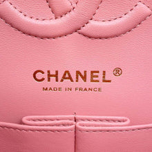 Load image into Gallery viewer, CHANEL Matelasse W Flap ChainShoulder Bag Pink A01113 Caviar Leather Size 23
