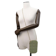 Load image into Gallery viewer, Dior Cannage 2WAY Phone Holder GreenS0872ONMJ Lambskin
